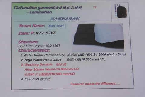 Hypalon功能性成衣面料