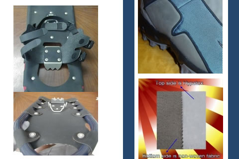 雪鞋运动鞋工业鞋底橡胶面料补强橡胶布